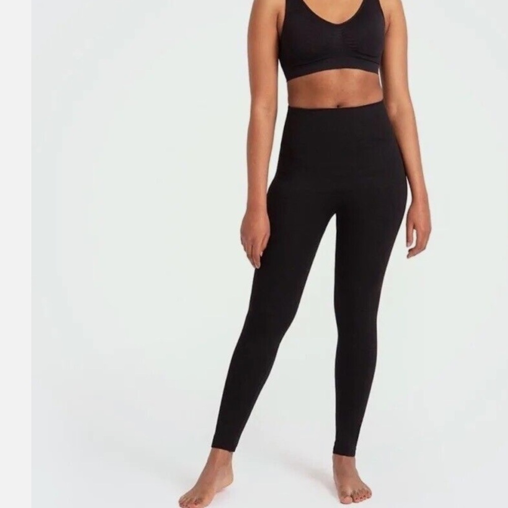 🆕 ShaperMint Empetua High Waisted Shaping Black Legging Women's Size Large